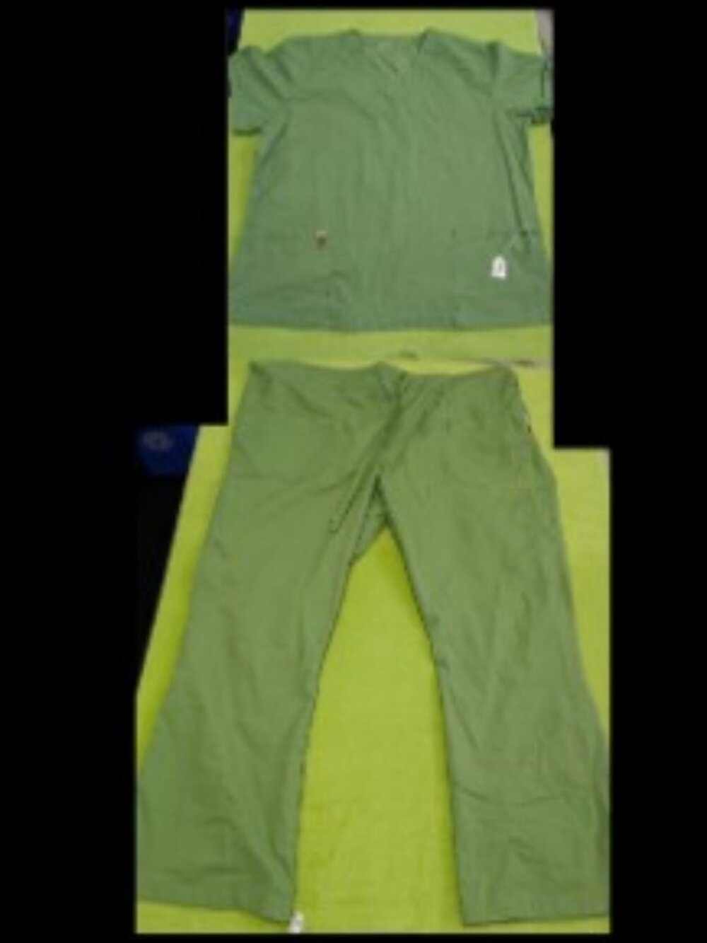 Elate Women's Green Scrub Set Top & Pants Stretch 3XL
